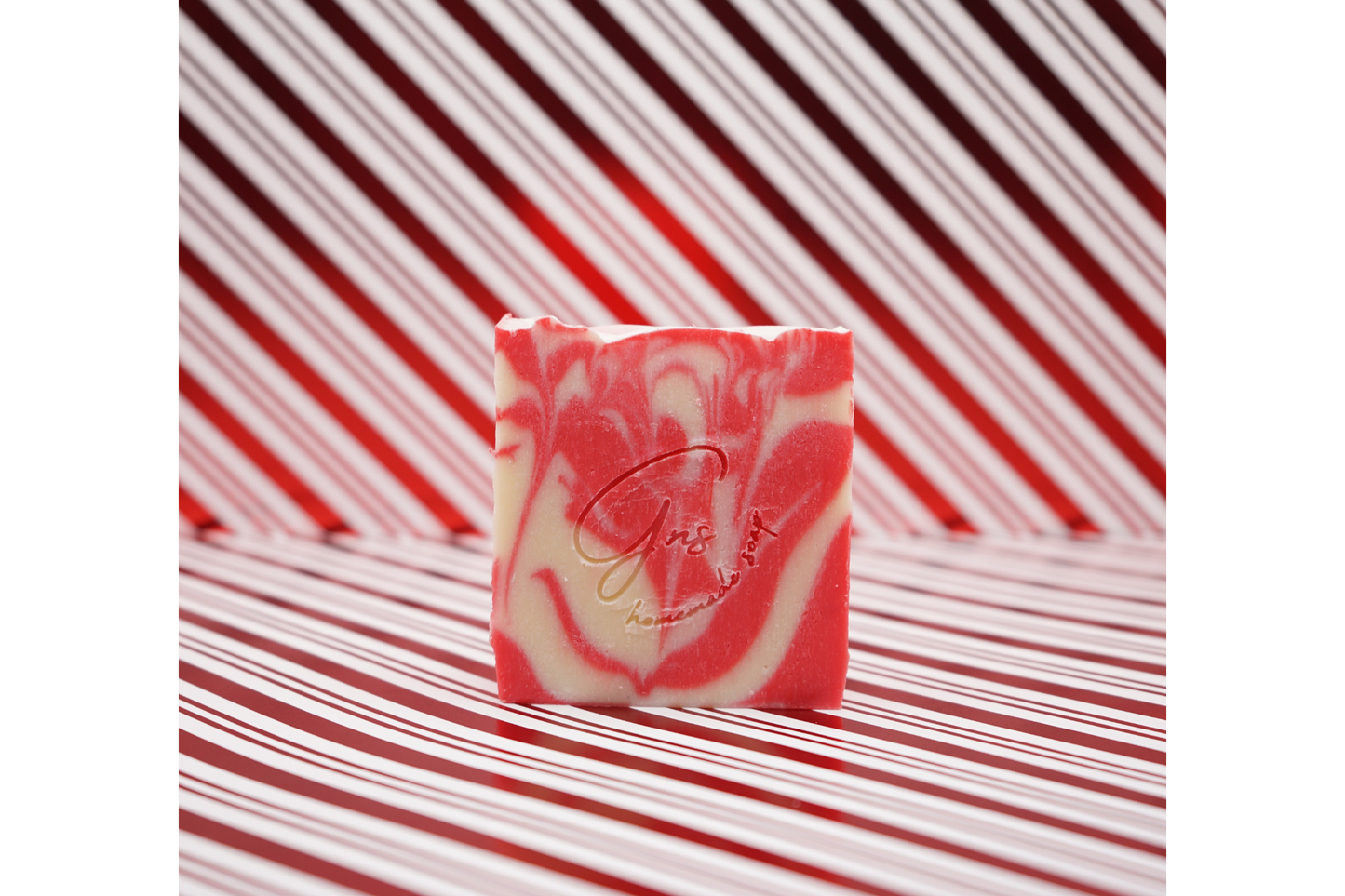 Candy Cane Soap