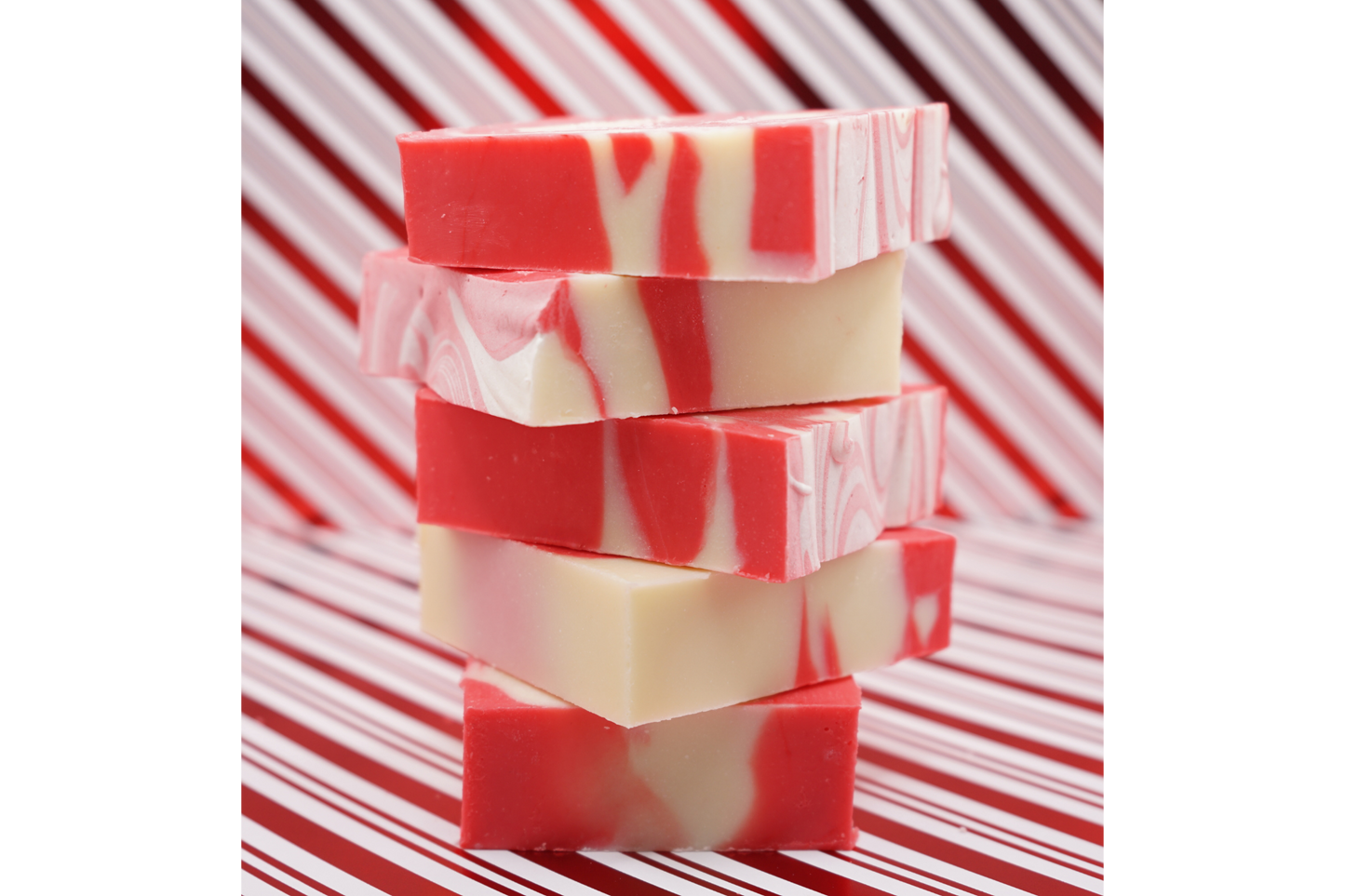 Candy Cane Soap