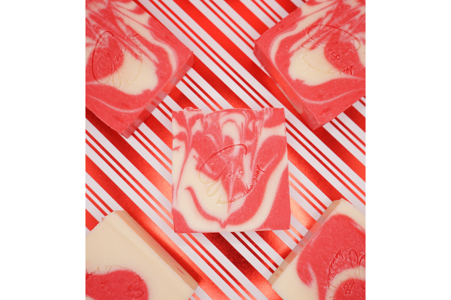 Candy Cane Soap